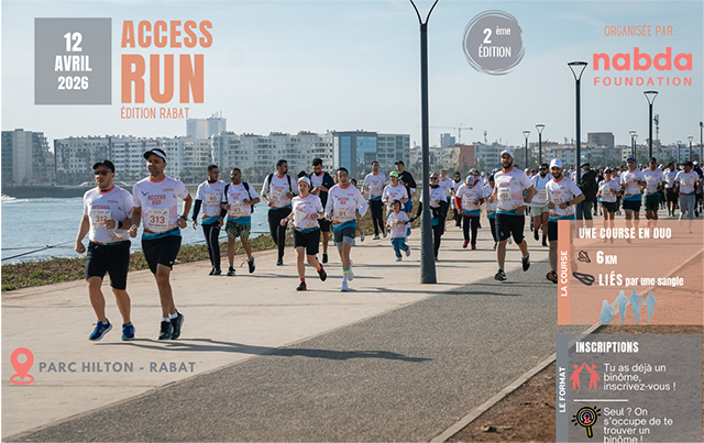 Access Run : Nabda Foundation vous fait courir pour l'inclusion le 12 avril 2026 à Rabat