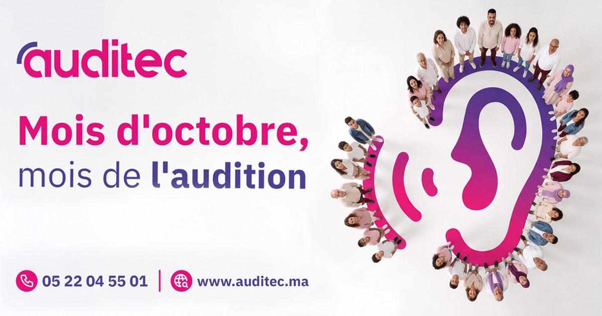 AUDITEC lance <br>« UNMUTE MOROCCO » pour alerter sur les troubles auditifs qui passent inaperçus