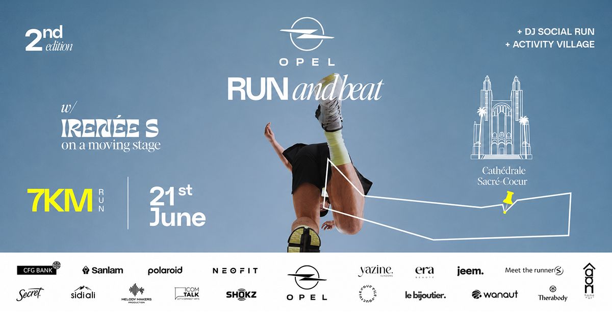 Casablanca vibrera au rythme d&rsquo;Opel RUN & BEAT 2026, l&rsquo;événement qui fusionne sport et musique live