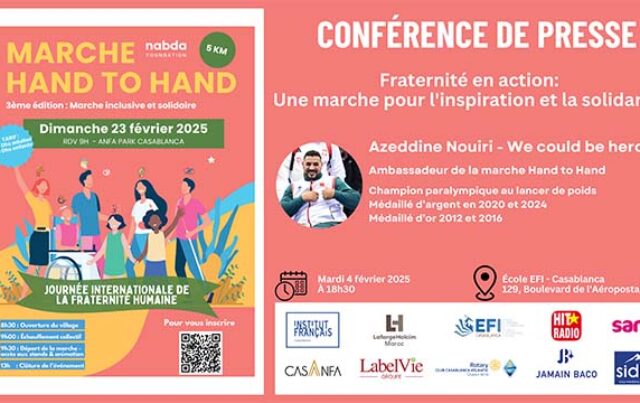 La Marche Hand to Hand : un rendez-vous solidaire à Anfa Park