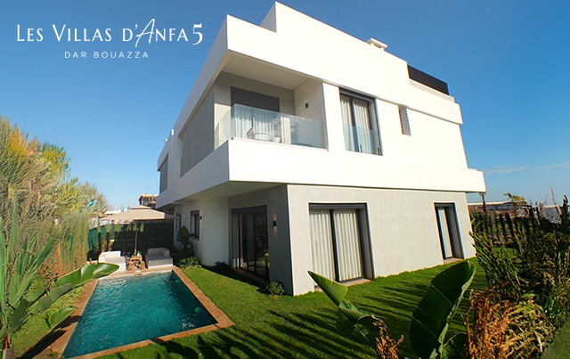 Les Villas d’Anfa 5 : La villa témoin dévoile le nouveau visage du haut standing à Dar Bouazza