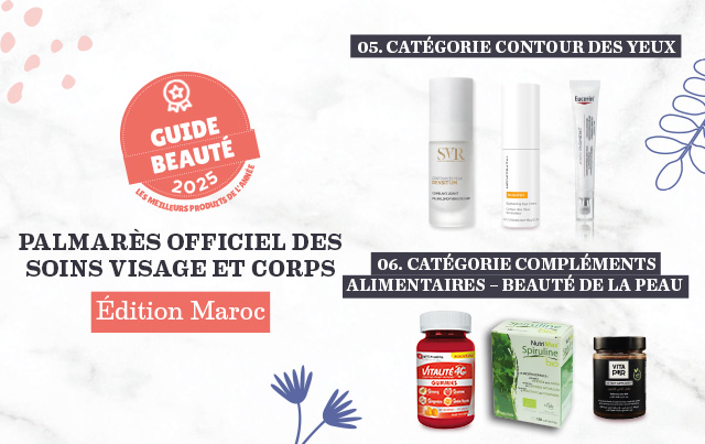Palmarès officiel des produits pour le contour des yeux et des compléments alimentaires pour la peau