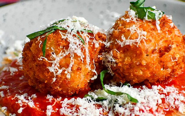 pesto-mozzarella-arancini