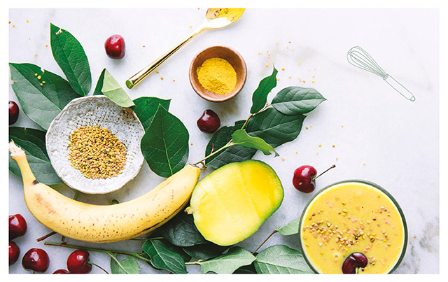 Smoothie moelleux aux superaliments jaunes