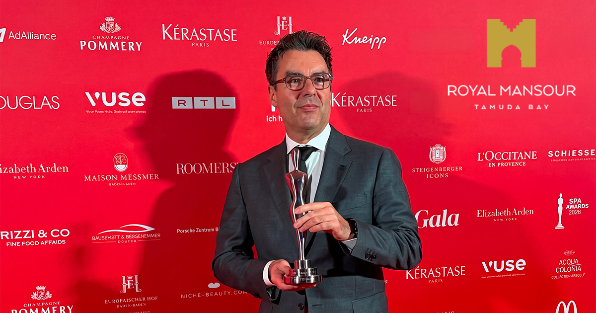 Spa Awards 2026 : Le Medi-Spa Royal Mansour Tamuda Bay sacré meilleur « Medical Spa » mondial
