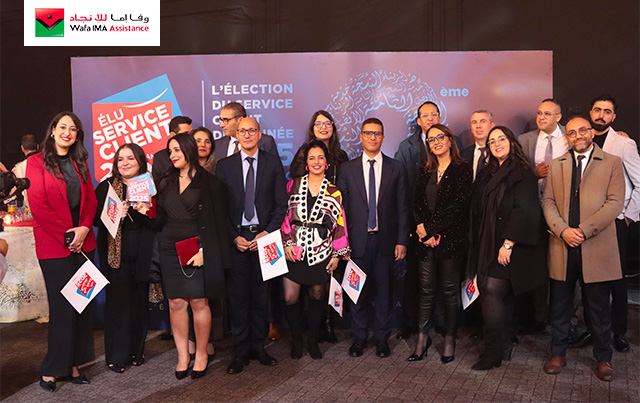 WAFA IMA ASSISTANCE ÉLU SERVICE CLIENT DE L’ANNÉE MAROC 2025